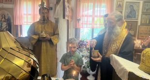 Освящение купола и Креста для храма с. Краснореченский (+ Фото + Видео)