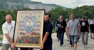 В Ольгинском и Дальнегорском районах прошли торжественные встречи иконы «Собор святых покровителей воинства российского» (+ Фото)