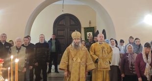 Архиерейское богослужение в Неделю 27-ю по Пятидесятнице в храме св. вмч. Георгия Победоносца г. Дальнегорска (+ Фото + Видео)