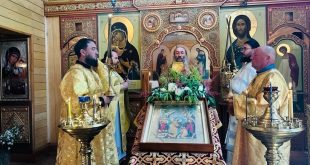 Архиерейское богослужение в Неделю 7-ю по Пятидесятнице в Борисоглебском храме г. Дальнегорска (+ Фото)